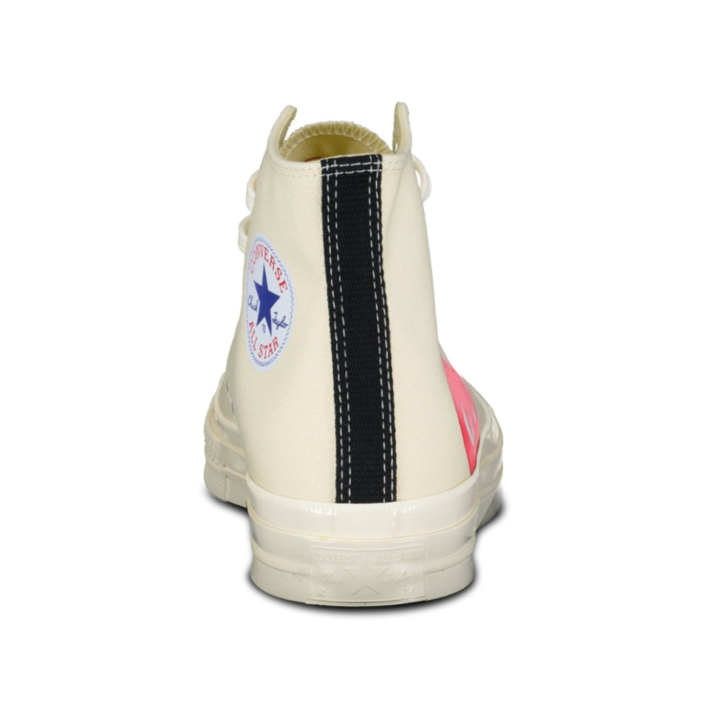 Comme Des Garcons Play X Converse 'Chuck Taylor' Trainers Beige