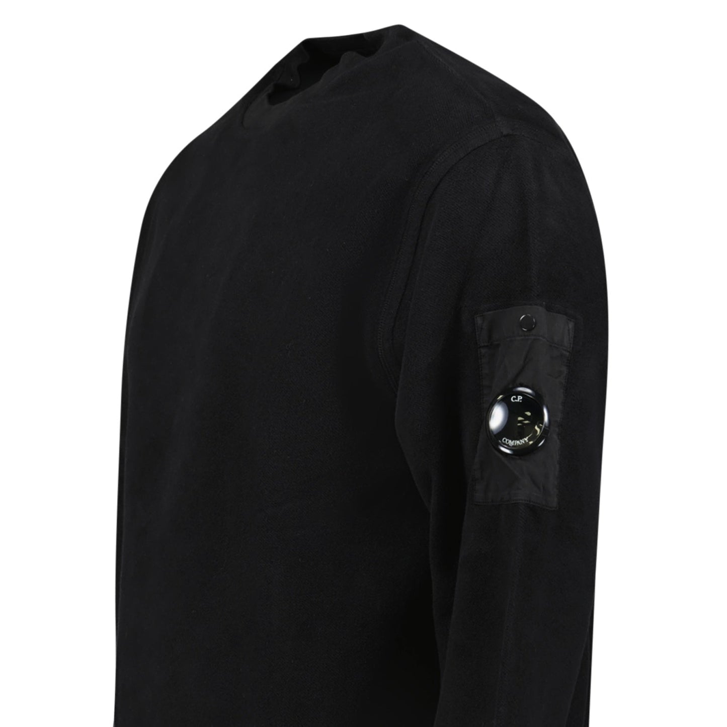 CP Company Emerized Diagonal Sweatshirt in Black