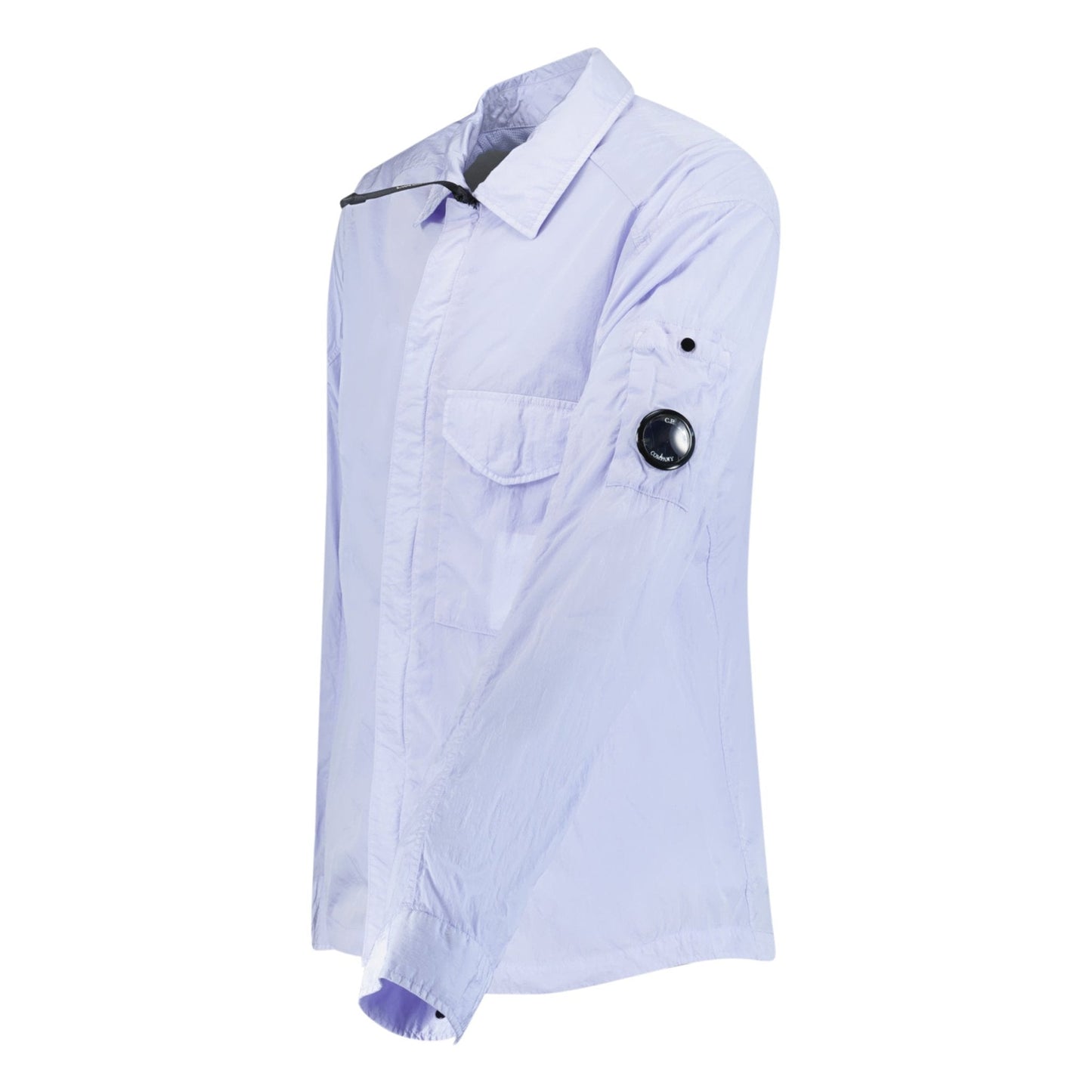 CP Company Lens Chrome Zip-Up Jacket Lilac