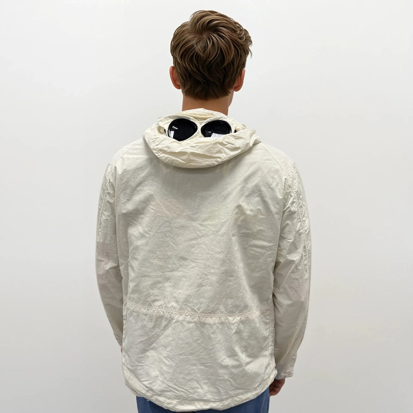 CP Company Pistachio Shell Flatt Nylon Goggle Jacket
