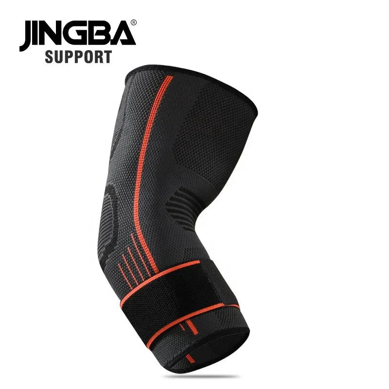 Nylon Spandex Arm Support Compression Sleeve for Tennis Elbow Pain Relief and Comfort