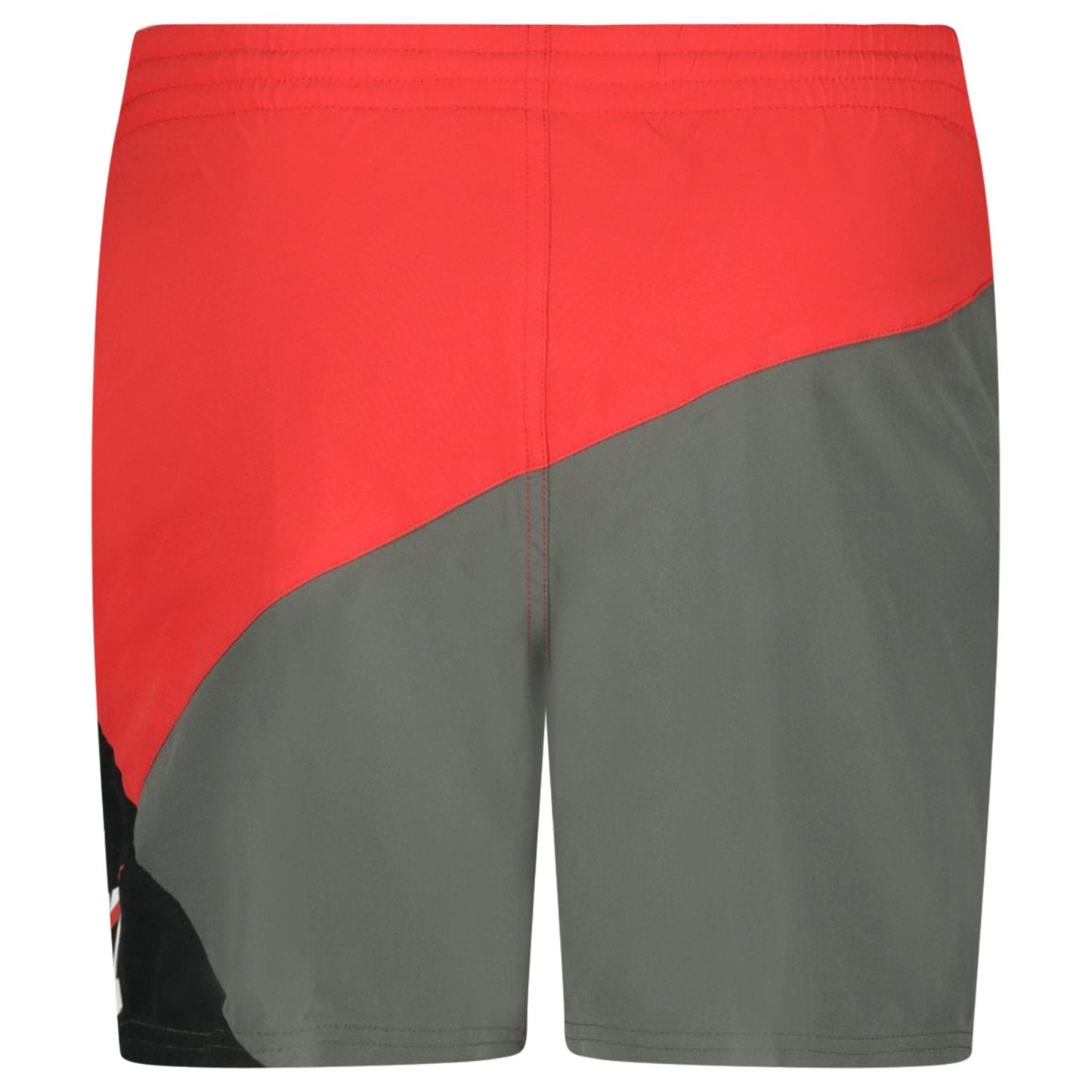 Nike Panelled Swim Shorts Red & Grey