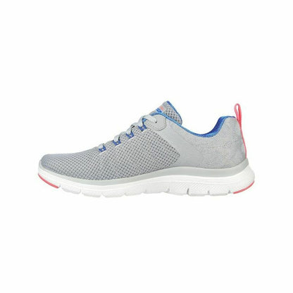 Gymnastiksko, Dam Skechers Flex Appeal 4.0 Ljusgrå