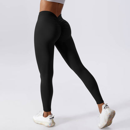 Women’s Slim Fit Yoga Leggings – Breathable, Quick-Dry & Peach Hip Lift Design