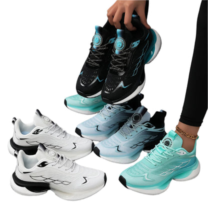 Lightweight Breathable Mesh Running Shoes with Shock Absorption, Non-Slip Sole