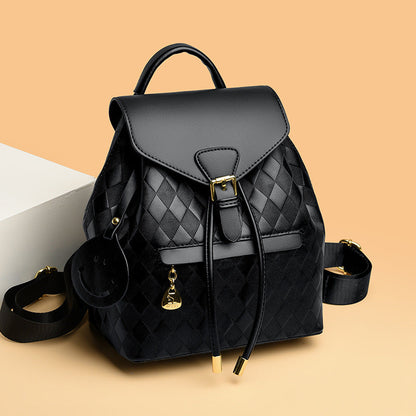 Women’s Leather Backpack – Casual & Multifunctional Shoulder Bag for School, Travel & Everyday Use