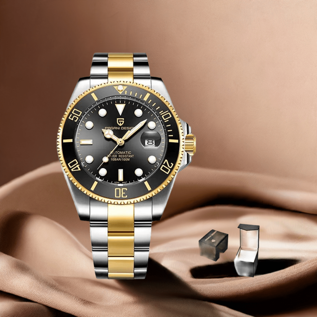 2024 Pagani Design Men's Watches 100M Waterproof Green Water Ghost