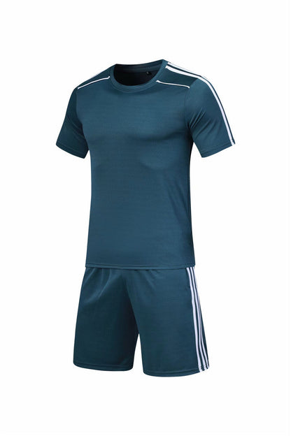 Print on Demand Men's And Women's Fashion Casual Short-sleeved Shorts Suit
