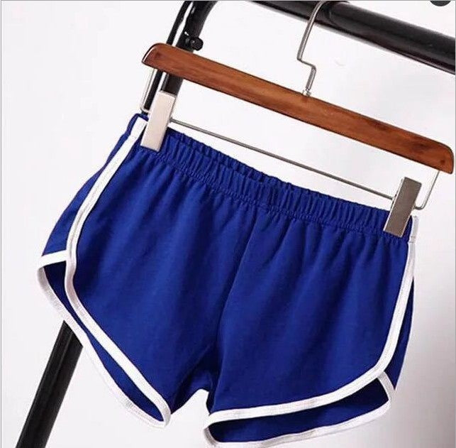 Women's Solid Color Breathable Workout Shorts
