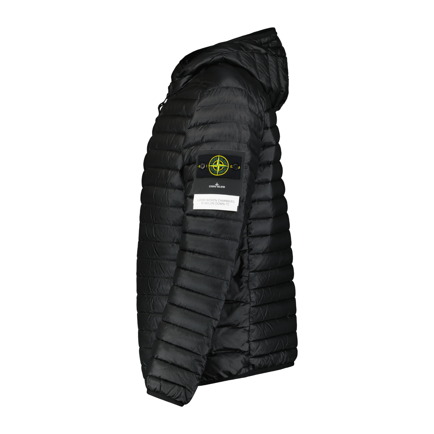 Stone Island Loom Woven Down Chambers Stretch Nylon-Tc Jacket Black