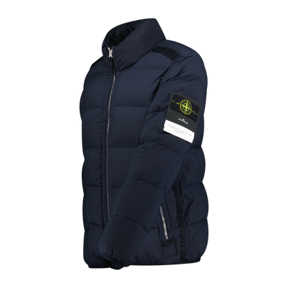 Stone Island Puffer Jacket In Seamless Tunnel Nylon Navy