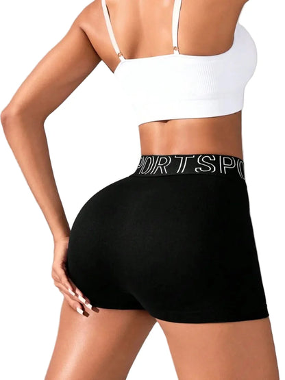 High Waist Active Shorts