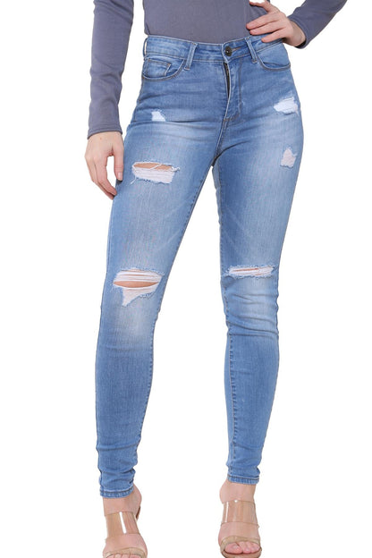 Enzo Womens Skinny Jeans Ladies Slim Fit Stretch New Denim Trouser Pants UK Size