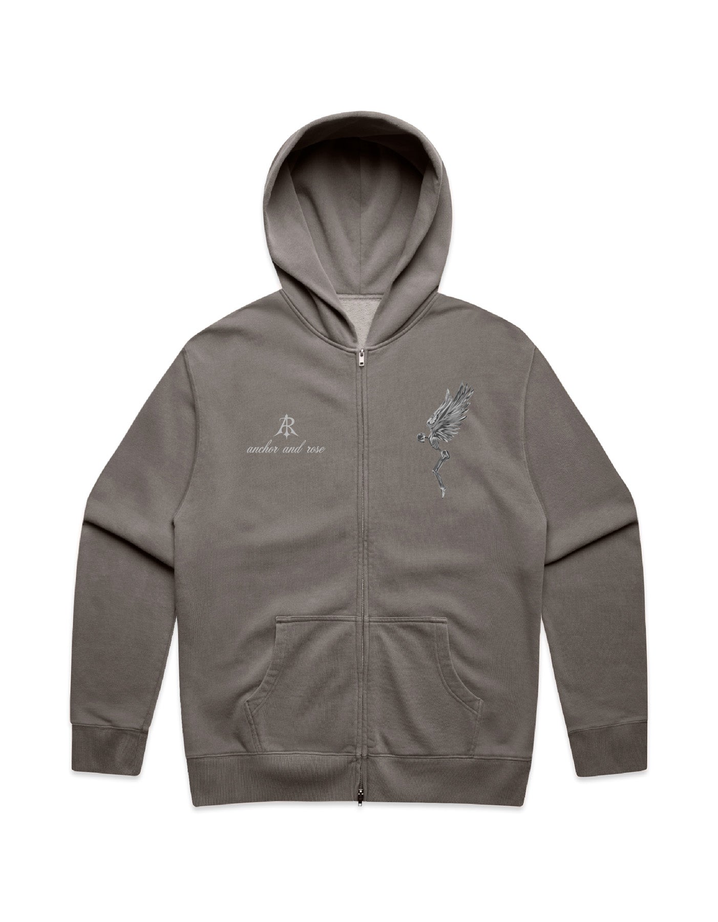 Fallen Angel Faded Relax Zip Hoodie