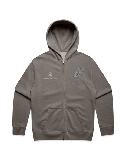 Fallen Angel Faded Relax Zip Hoodie