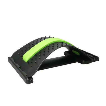 Back Massager Stretcher Equipment for Spine Pain Relief – Ergonomic Lumbar Support Tool