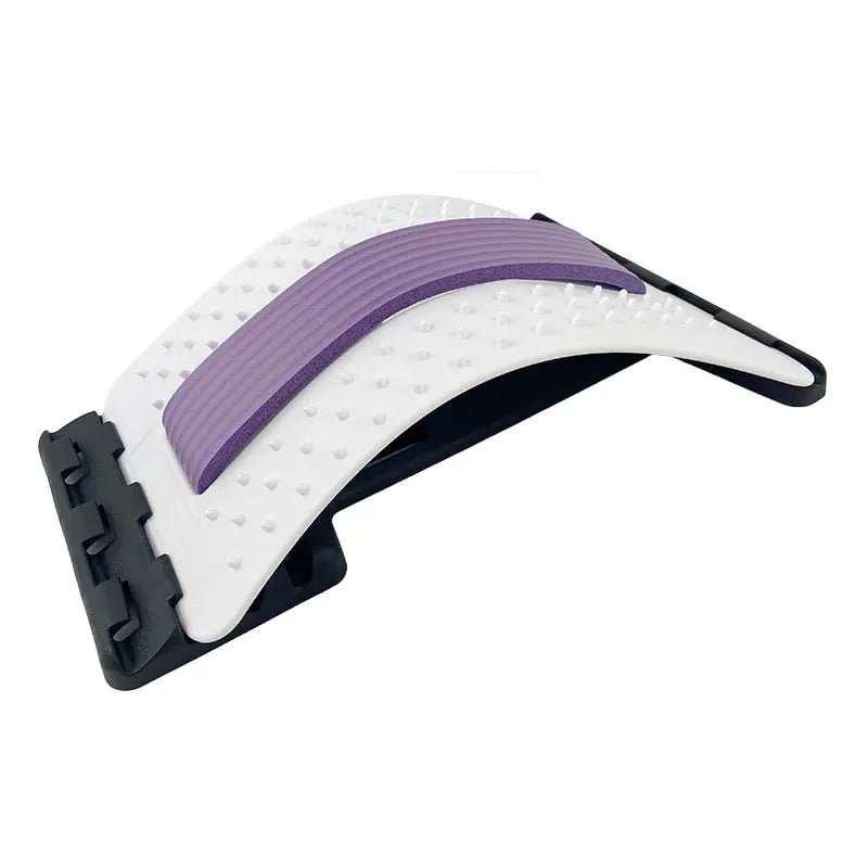 Back Massager Stretcher Equipment for Spine Pain Relief – Ergonomic Lumbar Support Tool