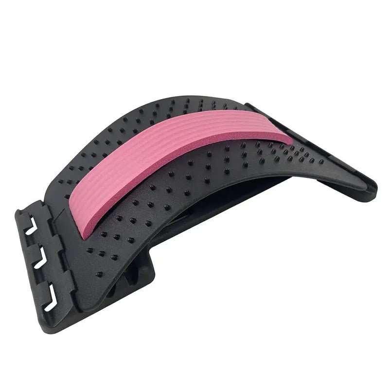 Back Massager Stretcher Equipment for Spine Pain Relief – Ergonomic Lumbar Support Tool