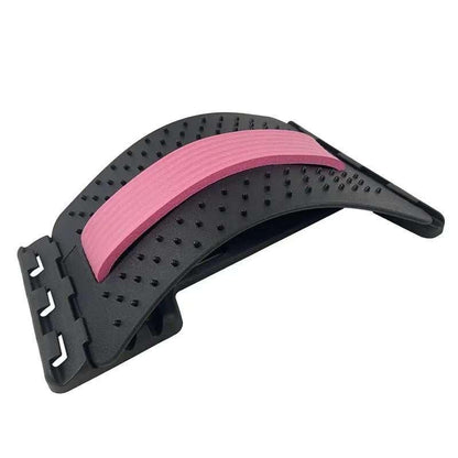 Back Massager Stretcher Equipment for Spine Pain Relief – Ergonomic Lumbar Support Tool