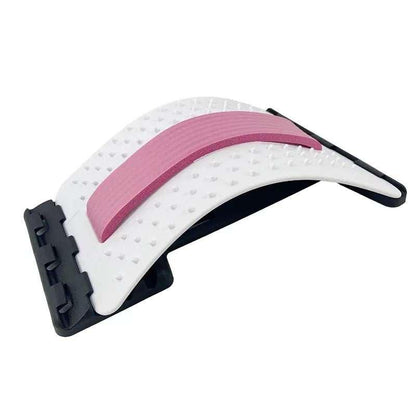 Back Massager Stretcher Equipment for Spine Pain Relief – Ergonomic Lumbar Support Tool
