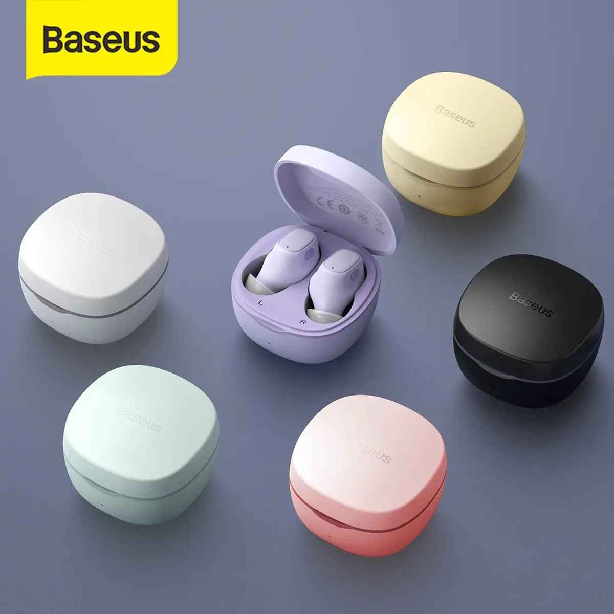 TWS Bluetooth Earphones Stereo Wireless 5.0 Bluetooth Headphones Touch Control Noise Cancelling