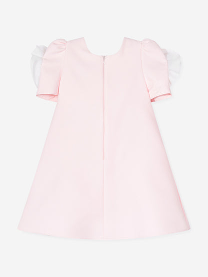 DRESS & Fleur Girls Flower Occasion Dress with Headband in Pink