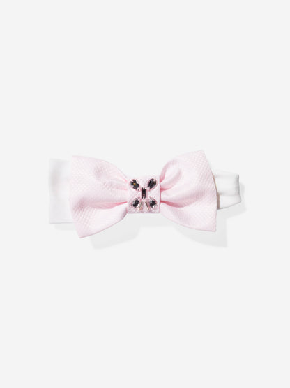 DRESS & Fleur Baby Girls Occasion Dress with Headband in Pink