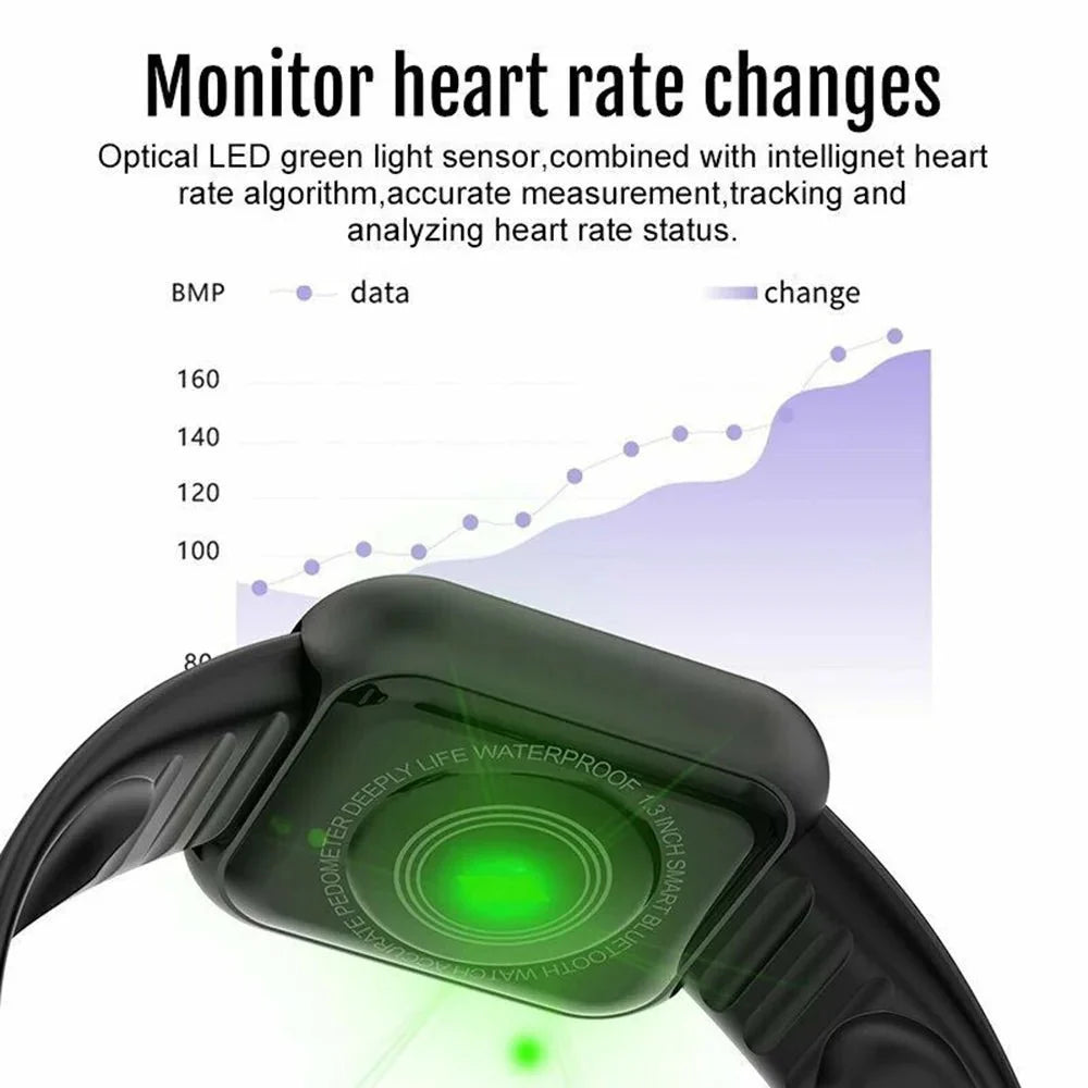 D20 smartwatch Y68 relogio montre reloj inteligente Sport Fitness Band Waterproof Wearable Devices Android Smart Watch