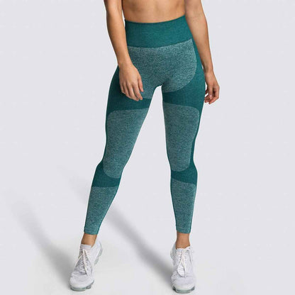 2 Piece Set Seamless Gym Wear Leggings for Women with Breathable Yoga Bra - High Quality Activewear
