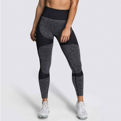 2 Piece Set Seamless Gym Wear Leggings for Women with Breathable Yoga Bra - High Quality Activewear