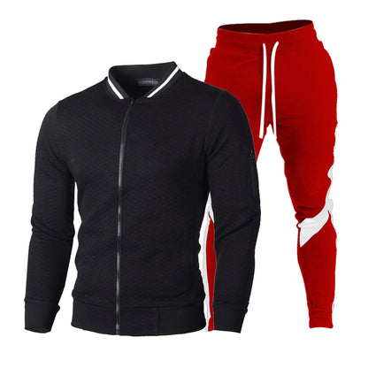 Oem Sports Wear Slim Fit Windbreaker Tracksuits For Men Stand Collar Streetwear Tracksuit