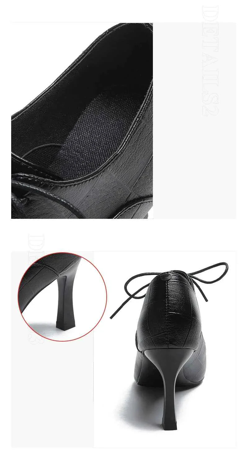 Fashion Elegant Pointy Toe Patent Leather Ladies Slip On Formal Dressing Shoes For Woman Middle Heel Shoes Office Shoes