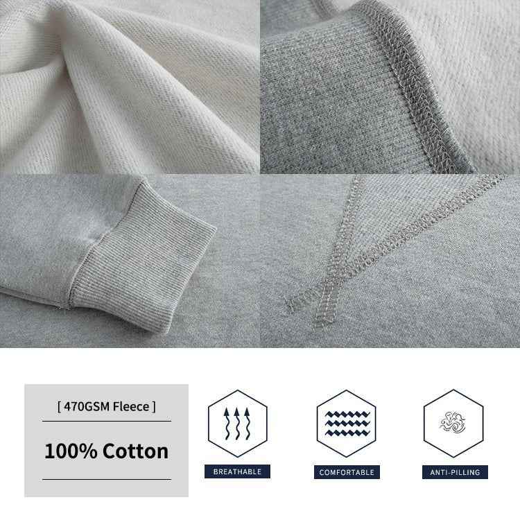High Quality 470GSM Thick 100 Cotton Tracksuit Sweatsuit. Printed Logo Jogging Sweat Suits