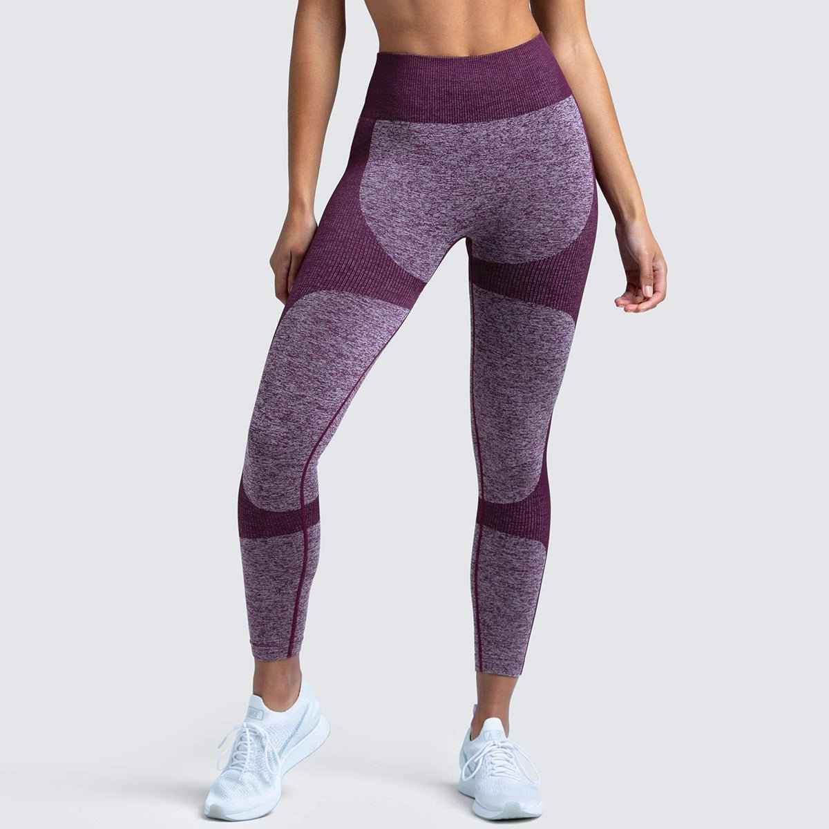 2 Piece Set Seamless Gym Wear Leggings for Women with Breathable Yoga Bra - High Quality Activewear