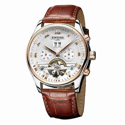 Top Brand Luxury Men's Watches - Waterproof Sport Automatic Mechanical Tourbillon Hollow Out Watch