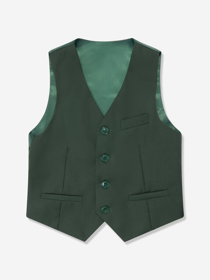 SUITLAB London Boys 7 Piece Suit Set in Green