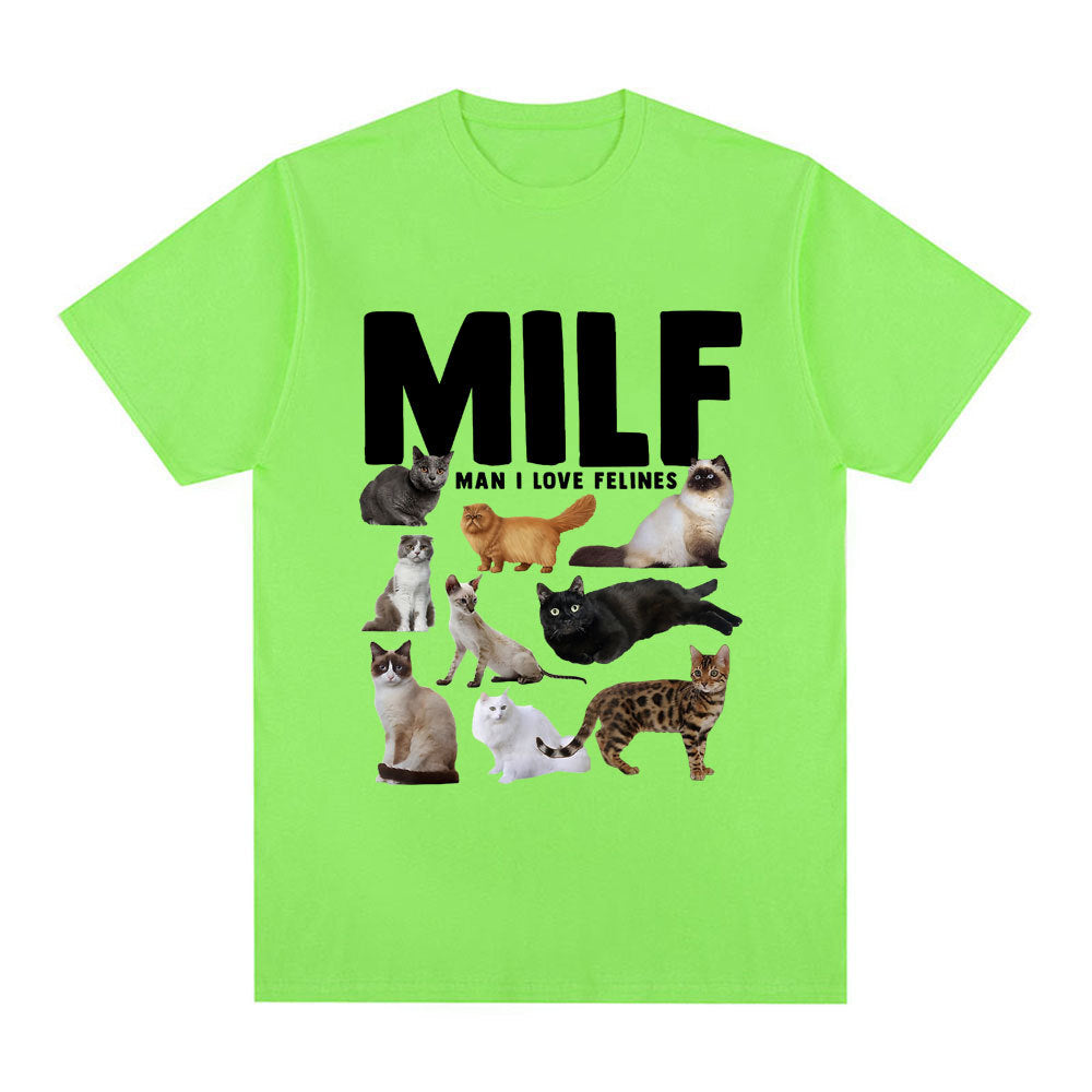 Pawsitively Hilarious – Funny Cat Lover Graphic T-Shirt for Meowgical Humans