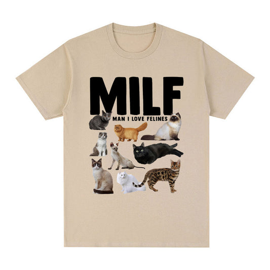 Pawsitively Hilarious – Funny Cat Lover Graphic T-Shirt for Meowgical Humans