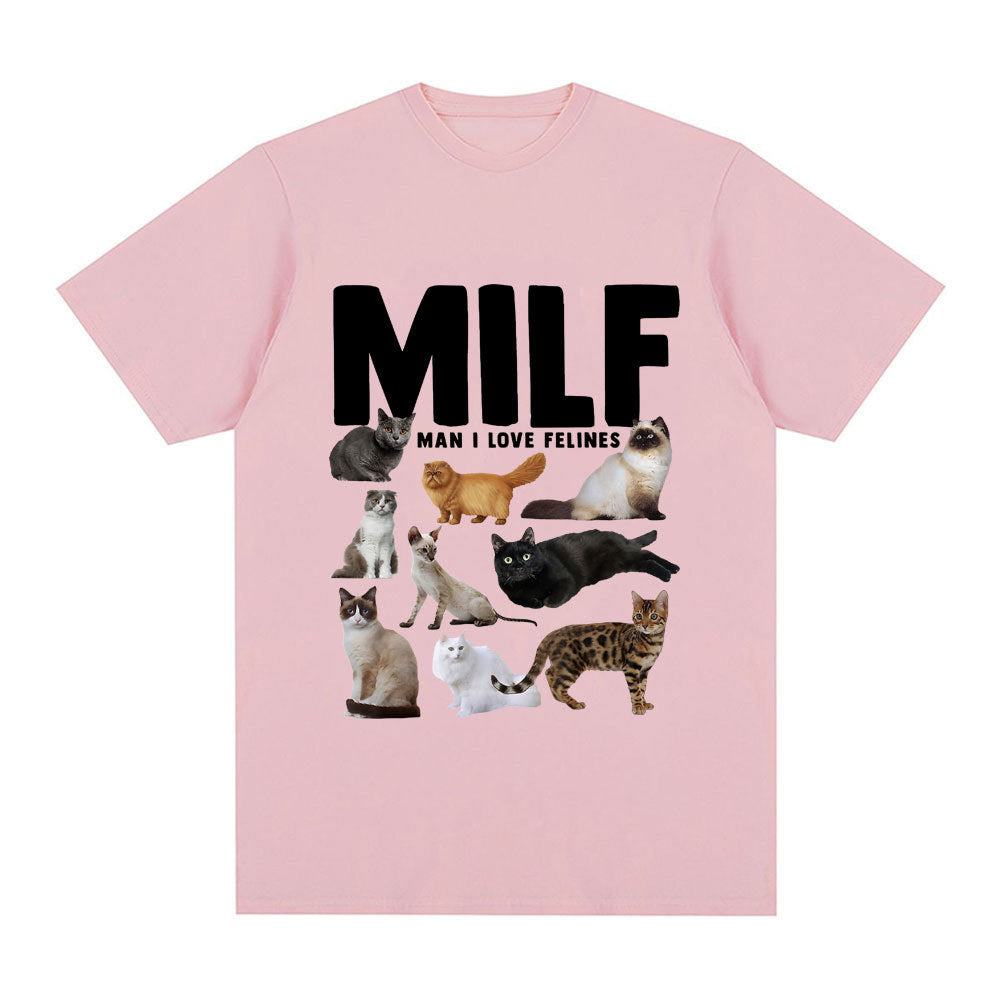 Pawsitively Hilarious – Funny Cat Lover Graphic T-Shirt for Meowgical Humans