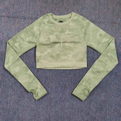 3PCS Camouflage Yoga Set for Women Seamless Fitness Yoga Bra Sports Bra High Waist GYM Camo leggings Pants Fitness Suits Workout