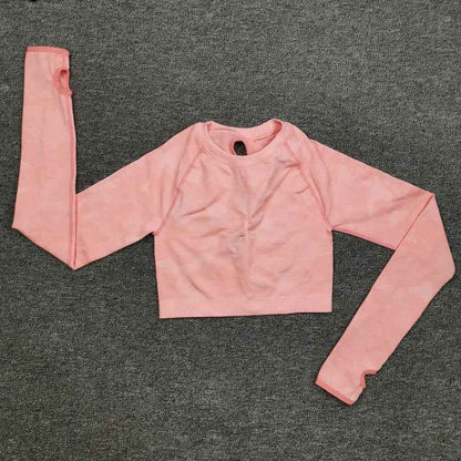 3PCS Camouflage Yoga Set for Women Seamless Fitness Yoga Bra Sports Bra High Waist GYM Camo leggings Pants Fitness Suits Workout