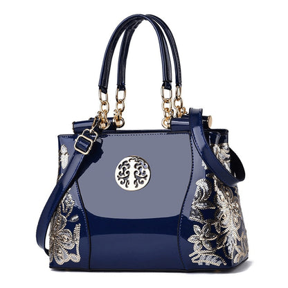 Elegant Patent Leather Handbags For Women - Stylish Hobo, Chic Tote, Versatile Shoulder, Crossbody Bags