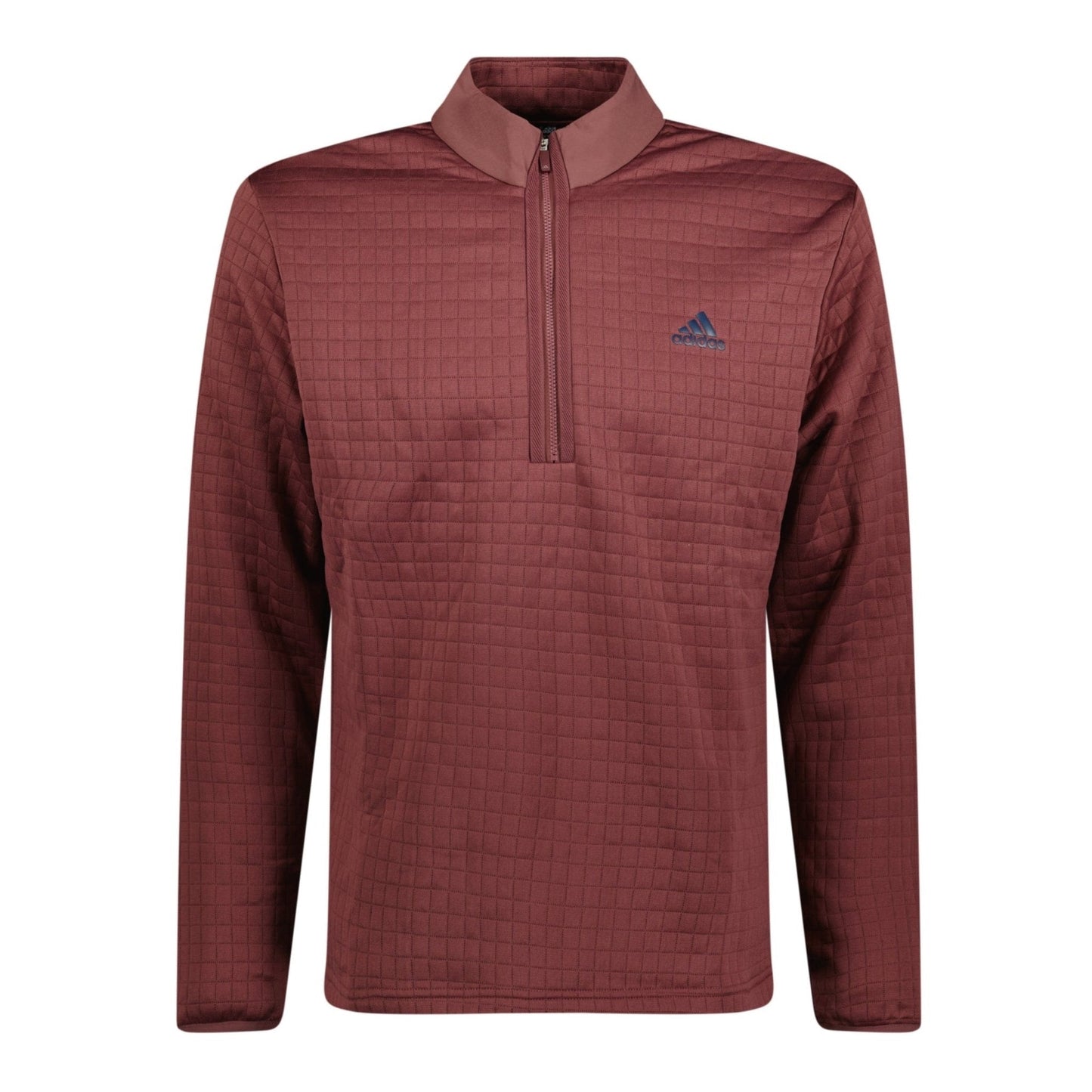 Adidas Dwr Block Golf Quarter Zip Burgundy