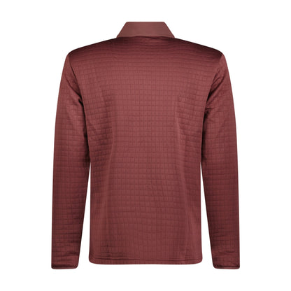 Adidas Dwr Block Golf Quarter Zip Burgundy