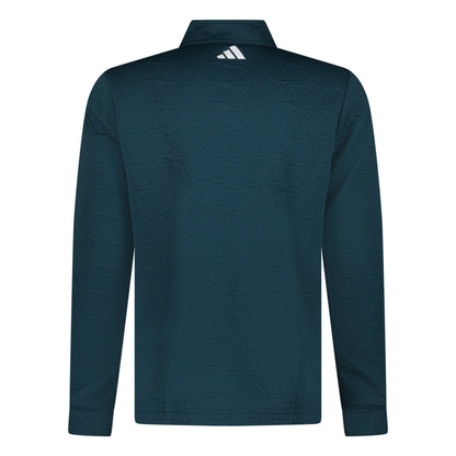 Adidas Dwr Quarter Zip Golf Sweatshirt Dark Green