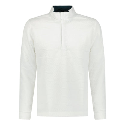Adidas Dwr Quarter Zip Golf Sweatshirt White