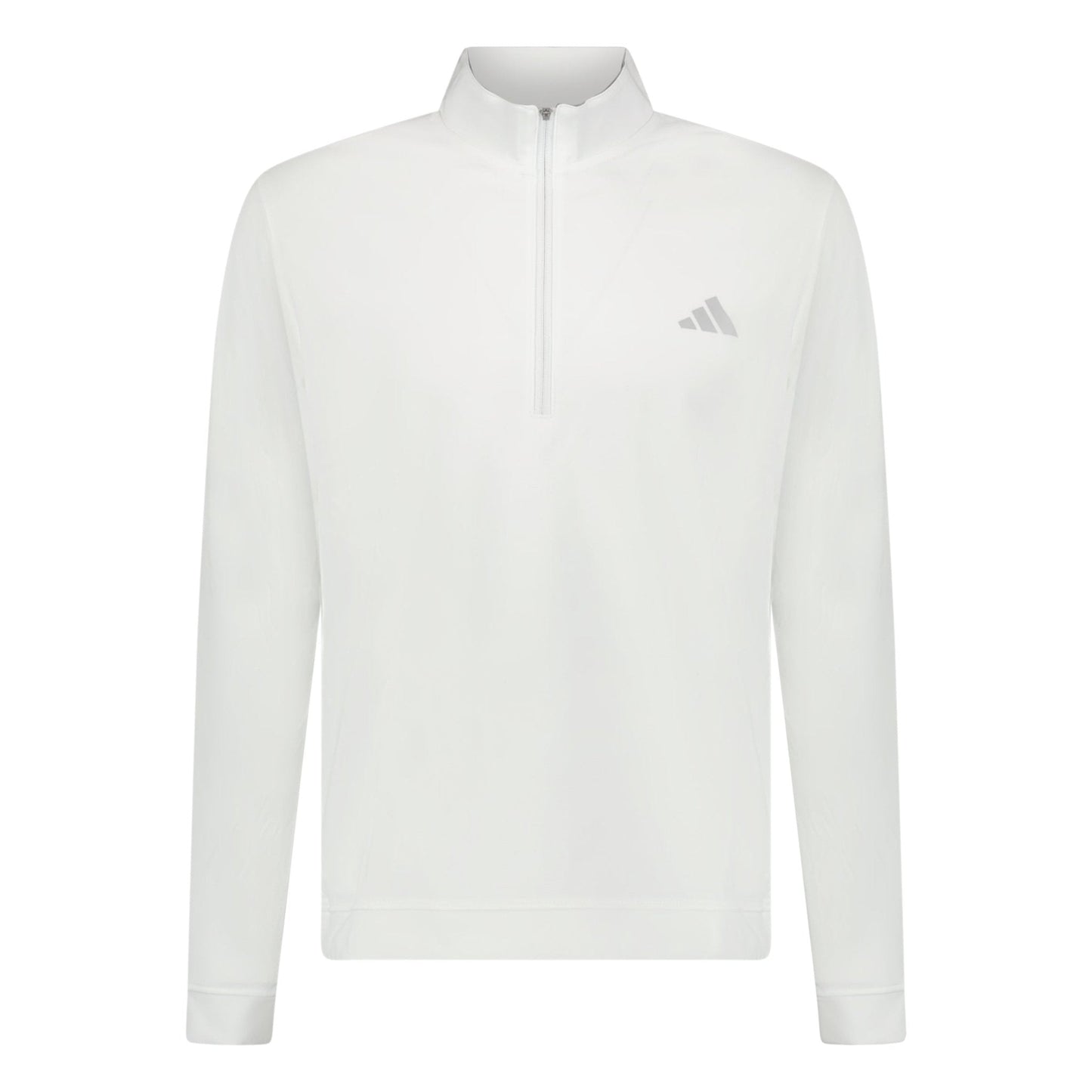 Adidas Elevated Quarter Zip Golf Sweatshirt White