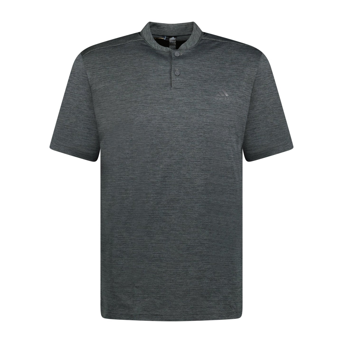 Adidas Stripe Golf Polo Dark Grey