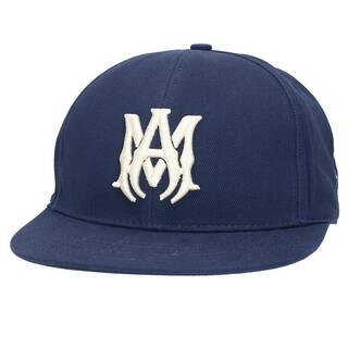 Amiri Embroidery Ma Fitted Cap Blue