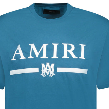 Amiri Ma Bar Logo T-Shirt Teal